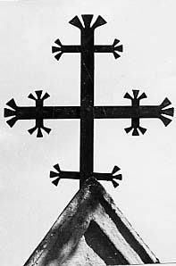 Židikų šventoriaus vartų kryžius